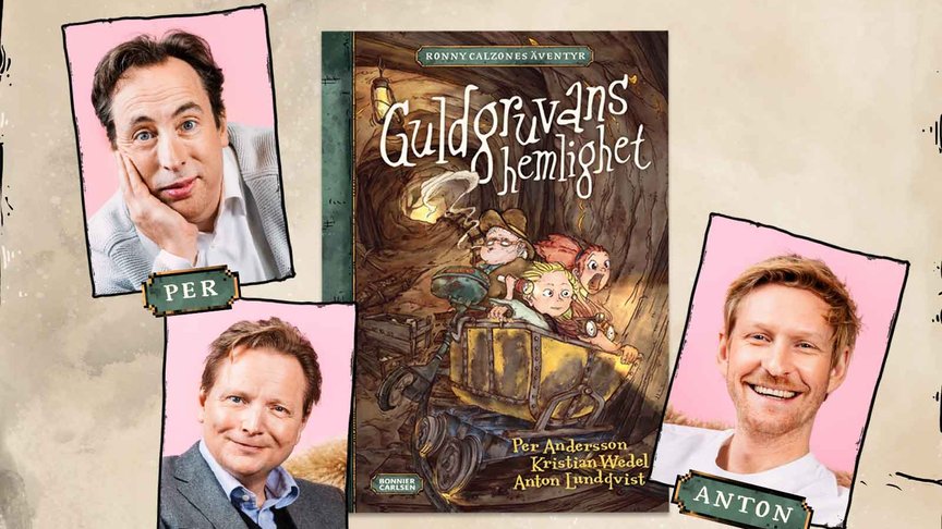 ”Vi vill bara göra barn glada” – gänget bakom Ronny Calzone-böckerna