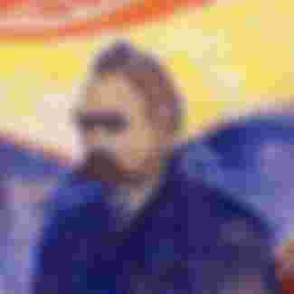 Edvard Munch's painting of Friedrich Nietzsche.