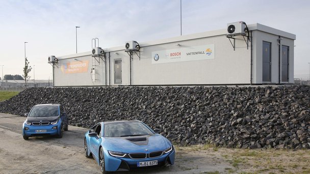 Batteriåtervinningsanläggning i Hamburg. Foto: Bosch