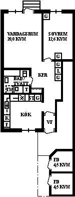PlanlösningRådjursvägen 1 A