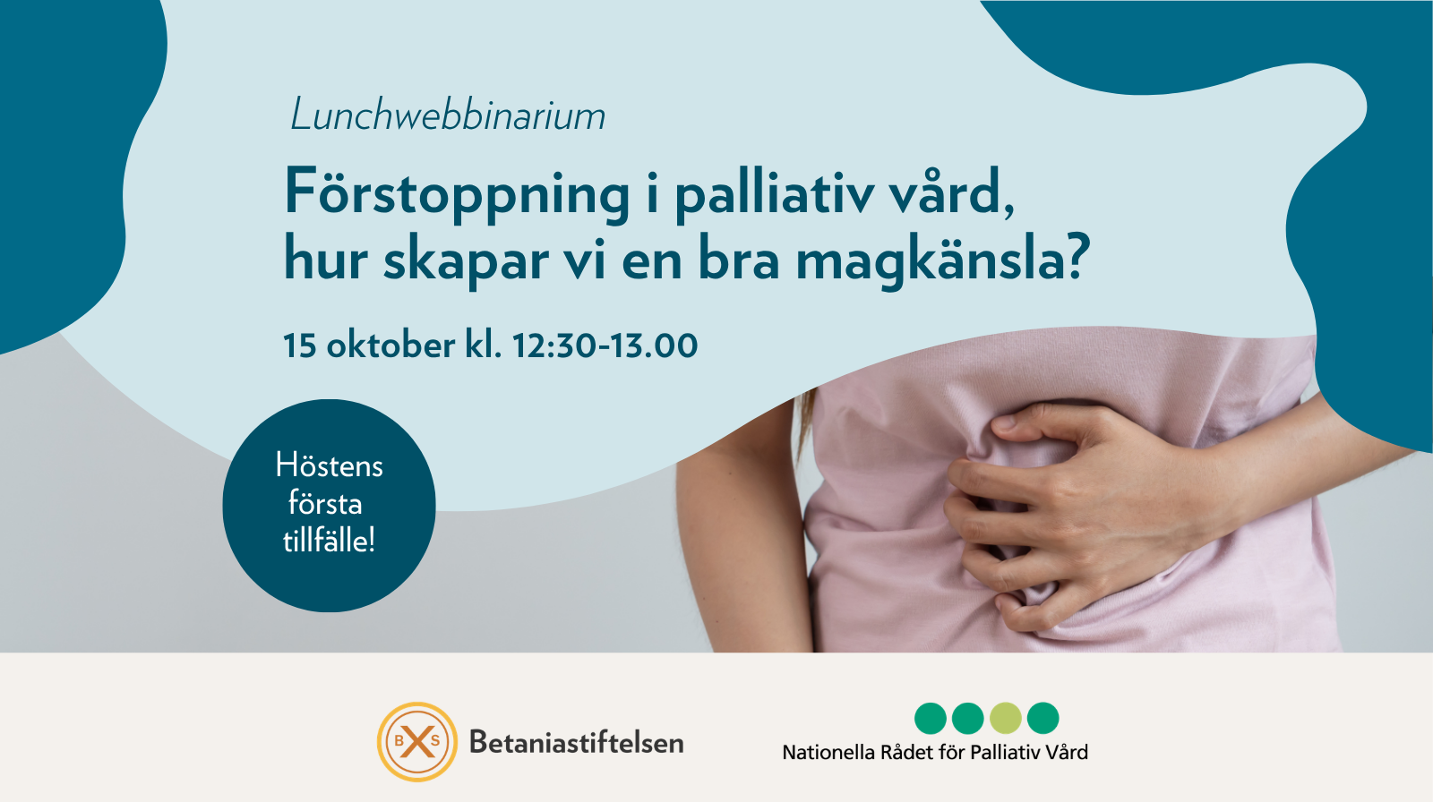 Webbinarium: Förstoppning i palliativ vård, hur skapar vi en bra magkänsla?
