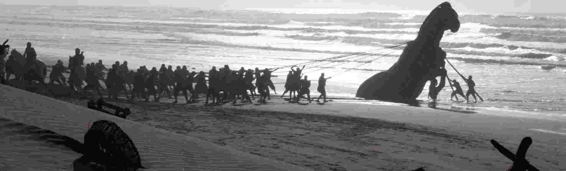 A still from Christopher Nolan's Odyssey.