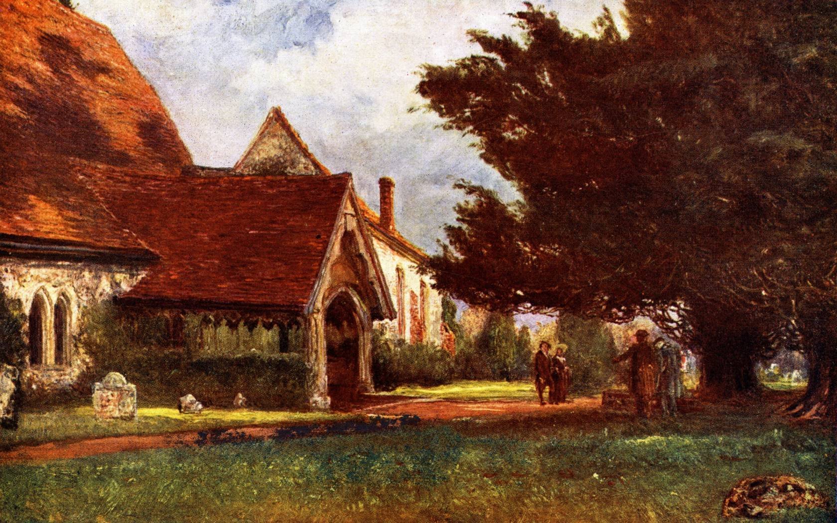 Stoke Poges churchyard, which inspired Thomas Gray's poem, 'Elegy in a Country Churchyard'