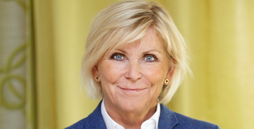 Efter tuffa förhandlingar. Visitas vd Eva Östling är nöjd över att nå märket. 