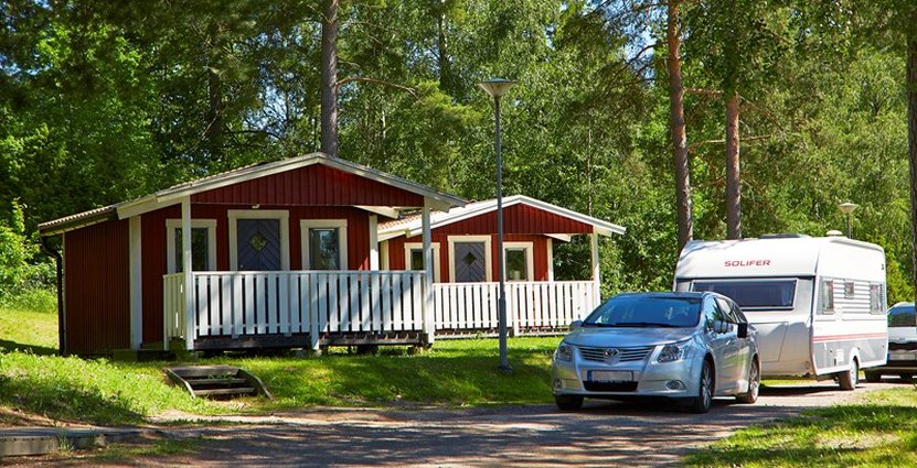 Bra beläggning på landets campingplatser trots sval start på året. Foto: Anna Hult