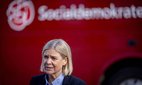 The Swedish Social Democrat party leader Magdalena Andersson.
