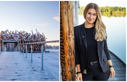 Flytande hotellet Arctic Bath går mot rekordsäsong