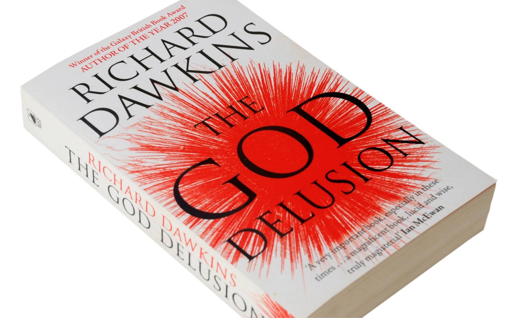 The cover of Richard Dawkins' 'The God Delusion'.