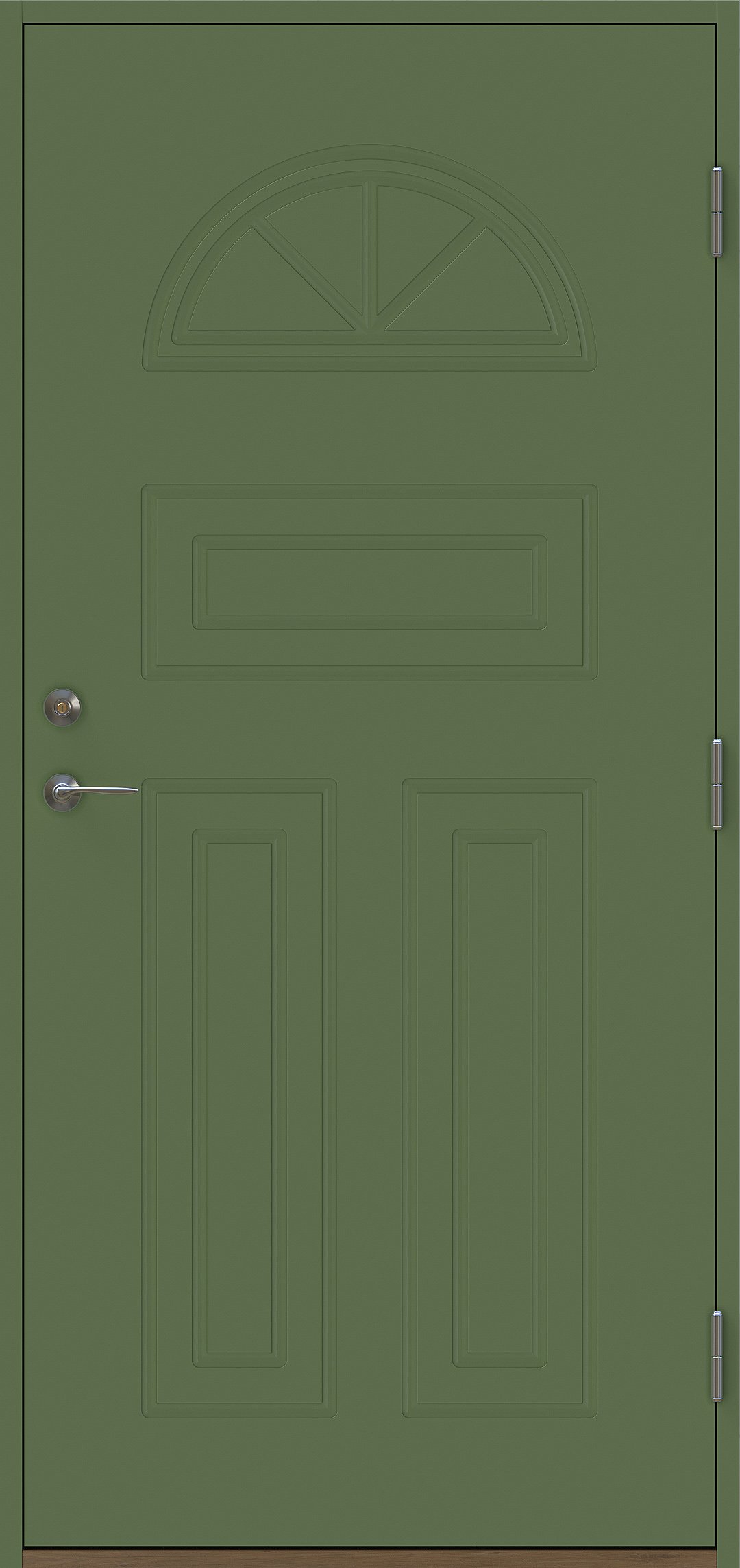 Solöga utan glas Grön