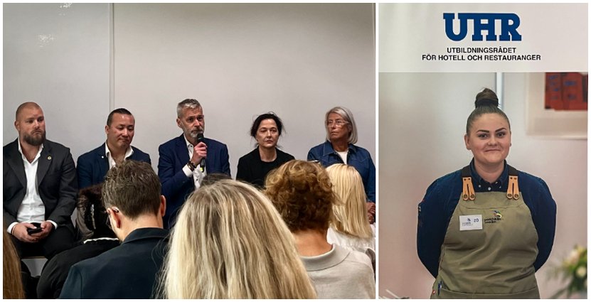 Panelen: Daniel Jernström, Kent Ly, Johan Lagerhäll, Caroline Söder och Victoria Kirchhoff. 