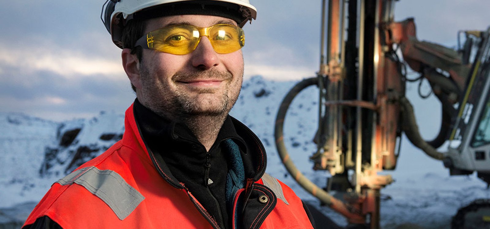 <p>Emil Dæhlin is responsible for drilling operations at the Sydvaranger open pit iron mine in Arctic Norway.</p>
