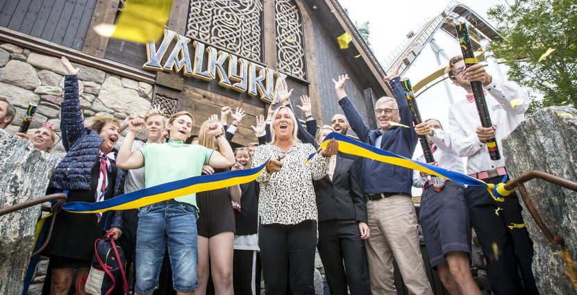 Valkyria invigdes för tio dagar sedan. Foto: Liseberg