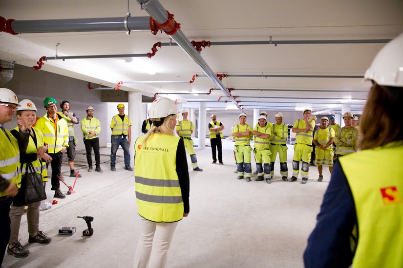 Infrastrukturministern på besök