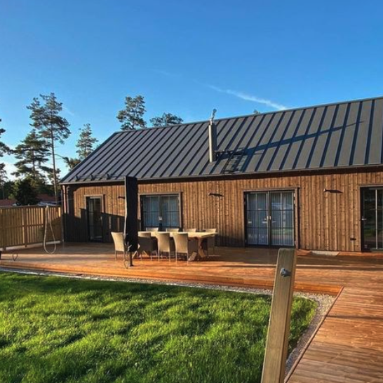 Matching Porch and Siding House Combination