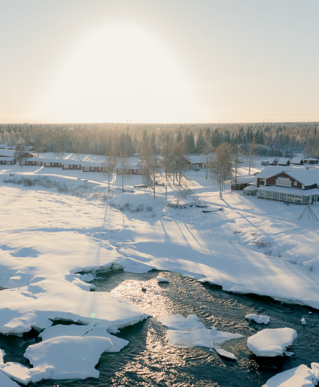 Kukkolaforsen-Lapland-Winter