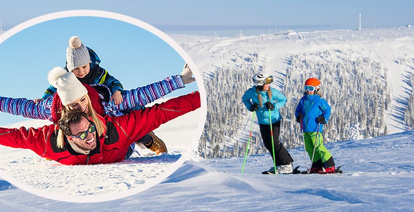 Jul, nyår och trettonhelgen lockade rekordmånga till fjällen.  Foto: Skistar/Ola Matsson/Hemavan