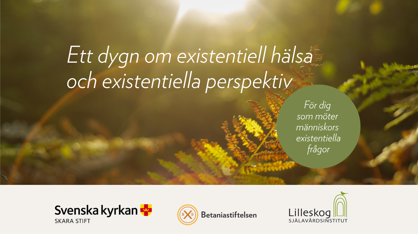 Betydelsen av existentiell hälsa i vård, omsorg och själavård