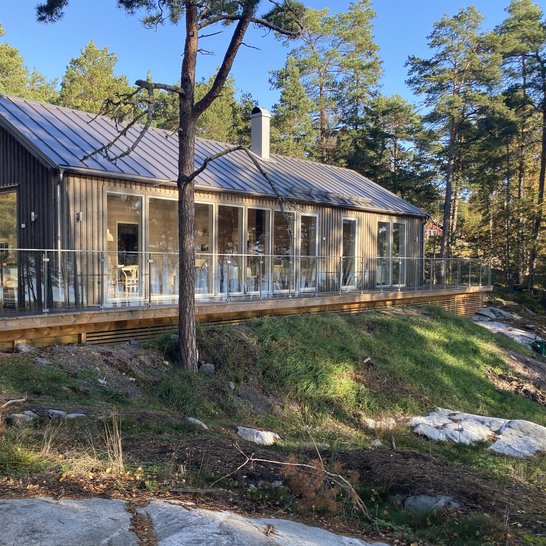 Ladhusstilen med ribbpanel och järnvitriol