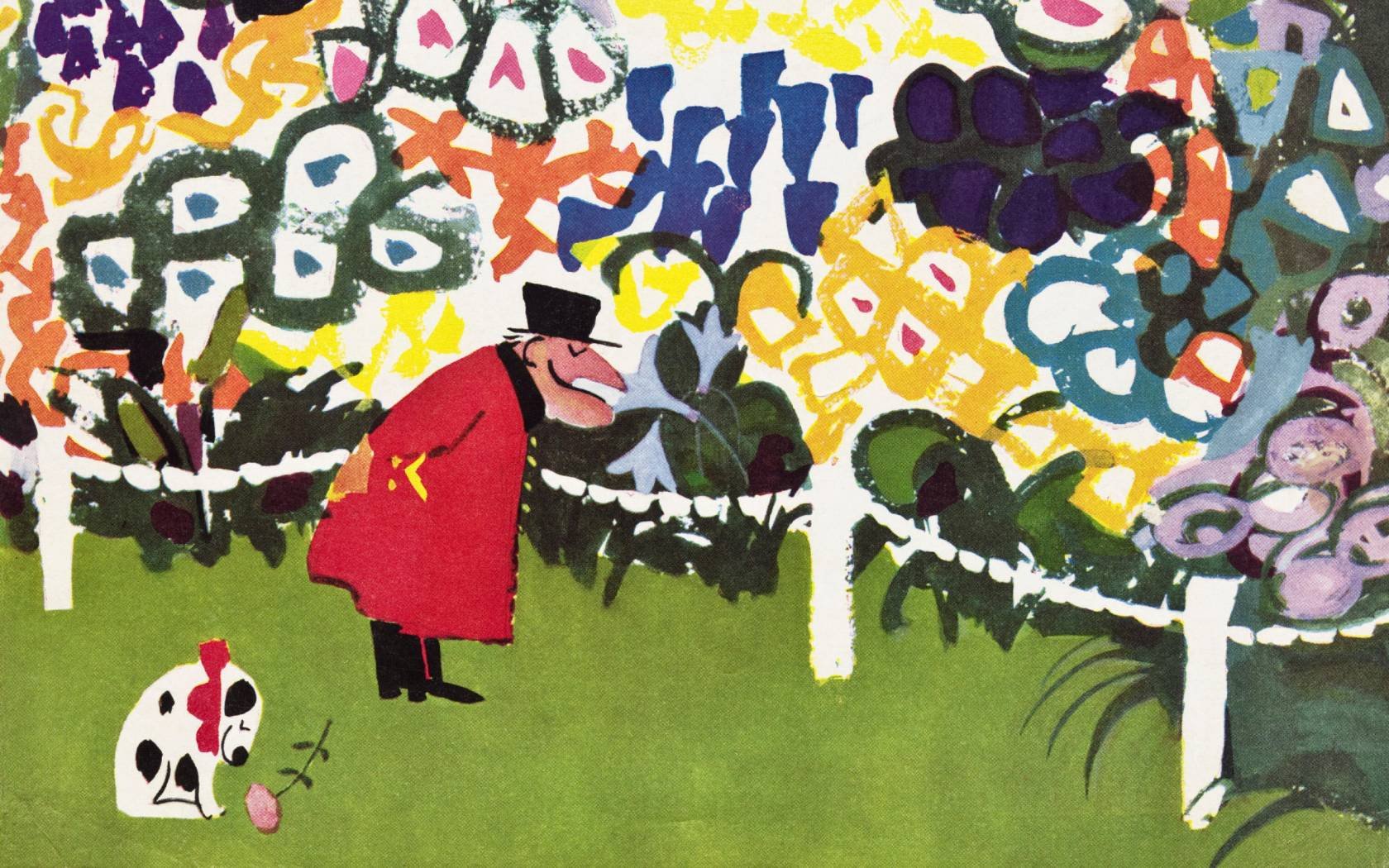 A post-war advert for the Chelsea Flower Show in Punch Magazine.