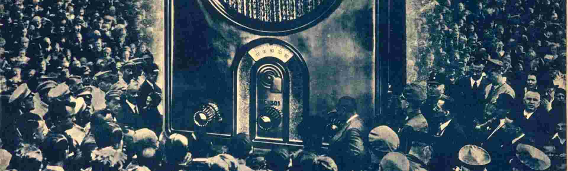 A propaganda poster from Nazi Germany.