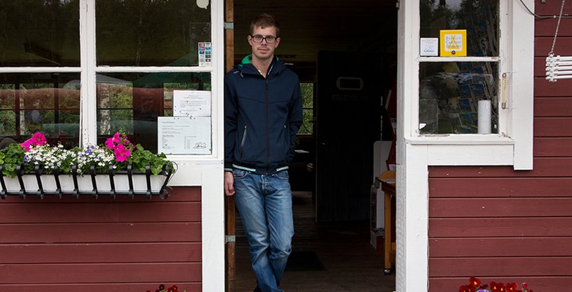 Från kök till camping. Christoffer Karlström har drivit Voxnabruk i sex år. 