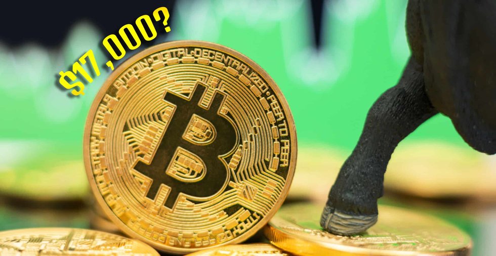 Analytiker när bitcoin når sitt högsta pris sedan augusti: 17 000 dollar i blickfånget