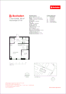 PlanlösningÖbackavägen 24 A