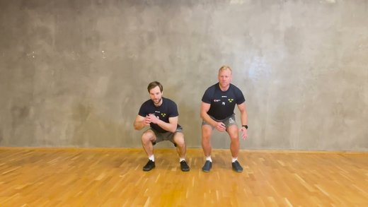 Fysövning: Hopp med tackling