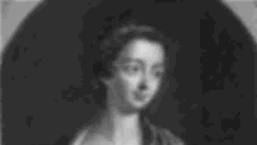 An illustration of the 'adventuress' Elizabeth Chudleigh, 1760. Credit: Hulton Archive / Getty Images.