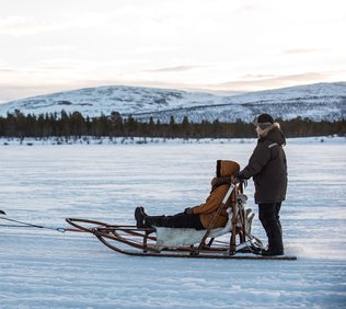 Hundspann i Kiruna med Husky Home