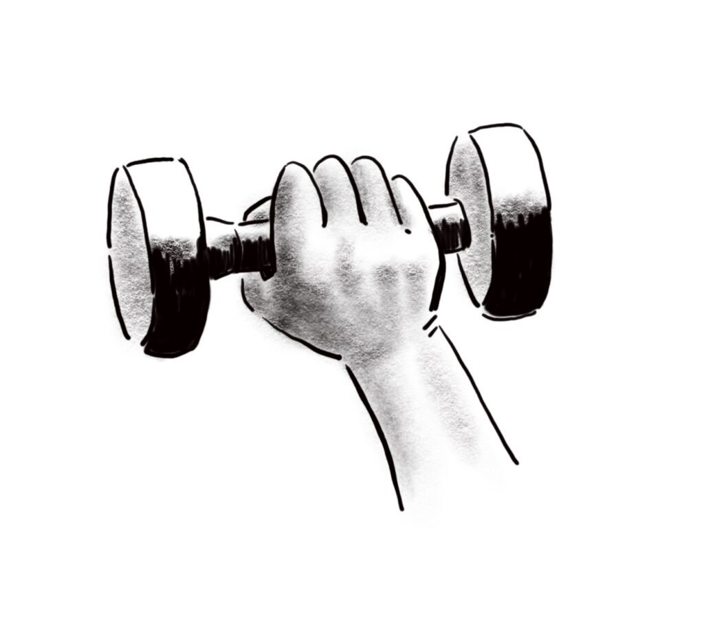 hantel styrka stark Bild Jenny Wik