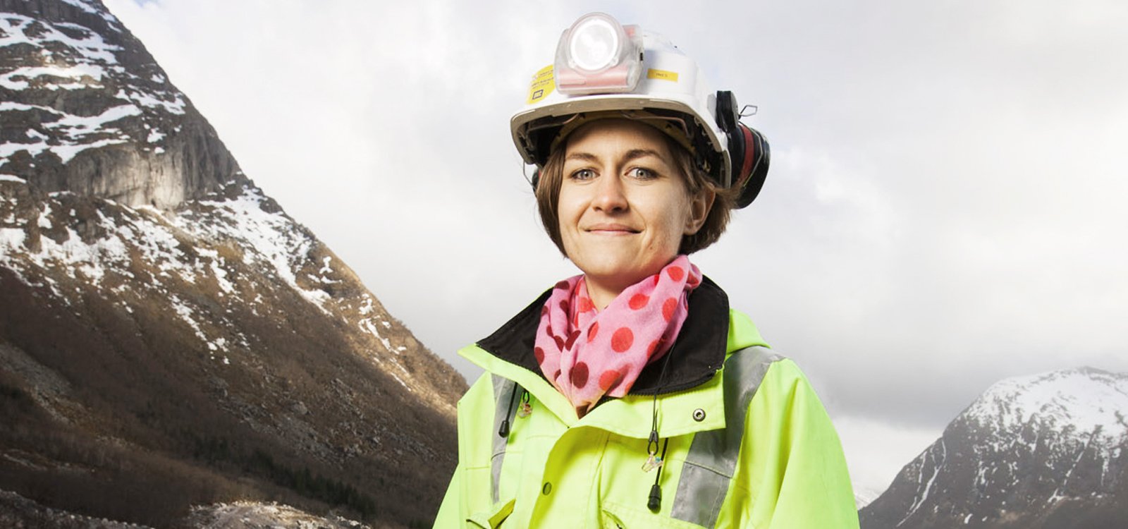 <p>PNC Norge site engineer Ines Haspiel oversees drilling and blasting for a tunnel project in northern Norway.</p>
