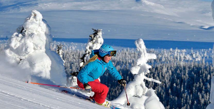 På med skidorna direkt utanför husvagnen och rakt ut i backen. Det är idén bakom nya campingsatsningen. 