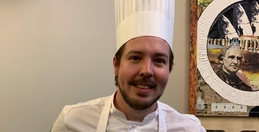 Jimmi Eriksson, Sveriges nya kandidat till Bocuse d’Or 2022 och 2023. Foto: Visita