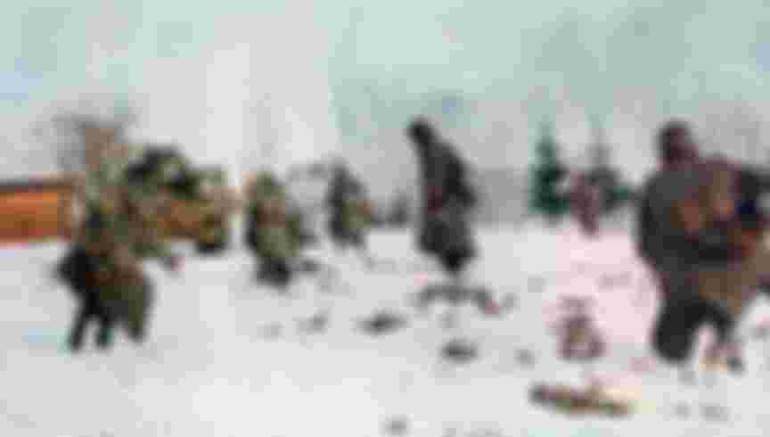 German soldiers following a tank to Moscow in 1941 during Operation Barbarossa. Credit: Art Media / Print Collector / Getty Images.