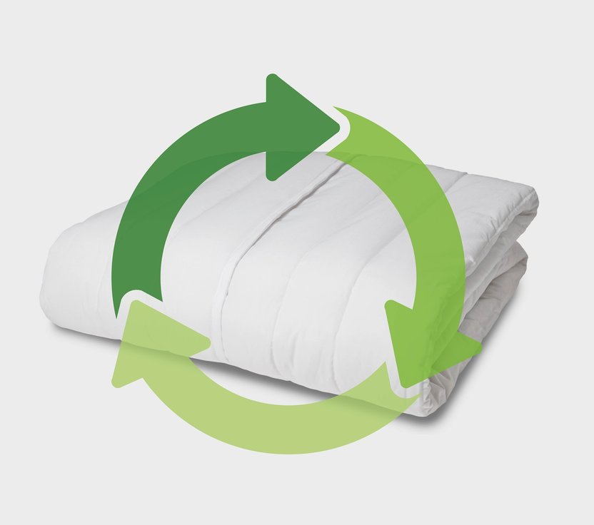 Återbrukade tyngdtäcken