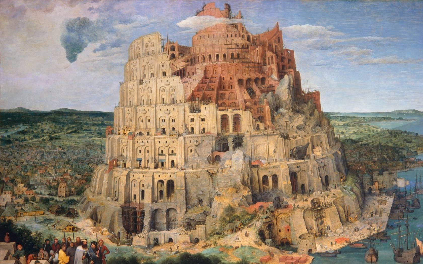 Pieter Bruegel's The Tower of Babel.