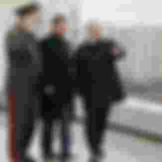 Russian President Vladimir Putin with military intelligence officials at the GRU building, 2006. Credit: Dmitry Astakohv/AFP via Getty Images.