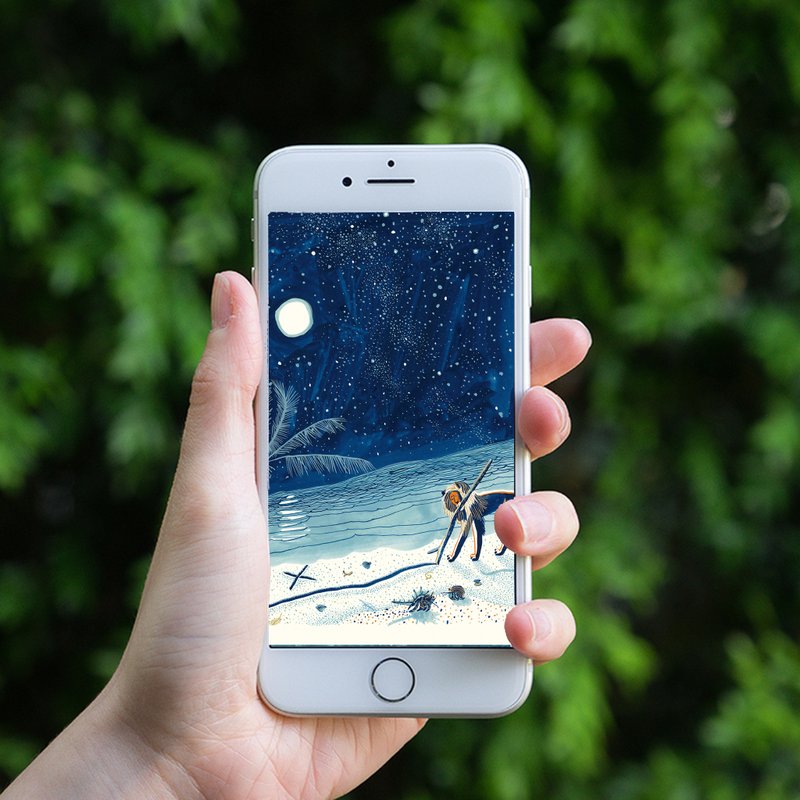 22 vackra illustrationer från barnböcker att ha som bakgrund i mobilen