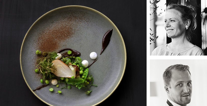 Högsta betyg för hållbarhet till Agneta Green, Oaxen Krog, och Jacob Holmström, Gastrologik. Foto: Oaxen/Gastrologik