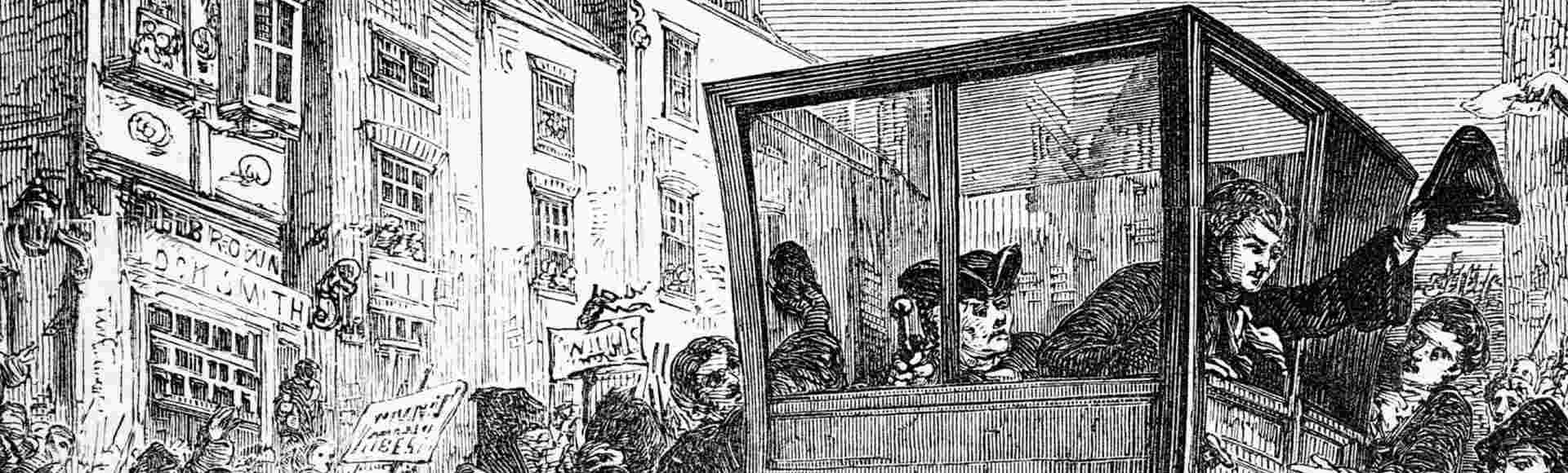 John Wilkes returns to London in triumph.