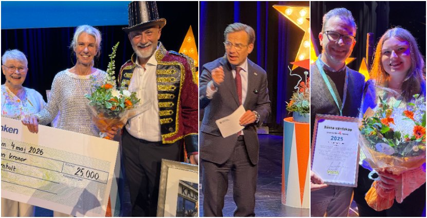 Glada vinnare och många politiker gästade Visitadagen på Cirkus i Stockholm.  Foto: Jonas Partheen