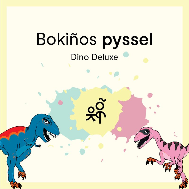Bokiños pyssel: Dino deluxe