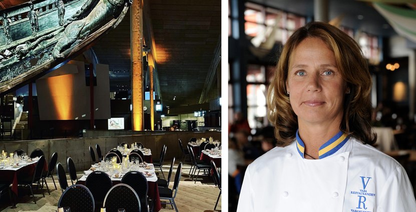 Lotta Dracke, vd Vasamuseets restaurang. Foto: Vasamuseet/Christofer Dracke