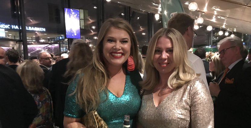 Jessica Frey, kock och kokboksförfattare med Elina Gregor, Gastro PR Foto: Besöksliv