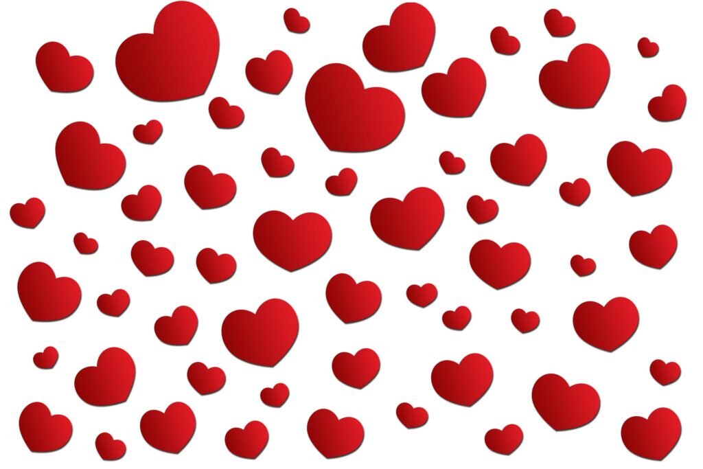 Hjärtan kärlek love