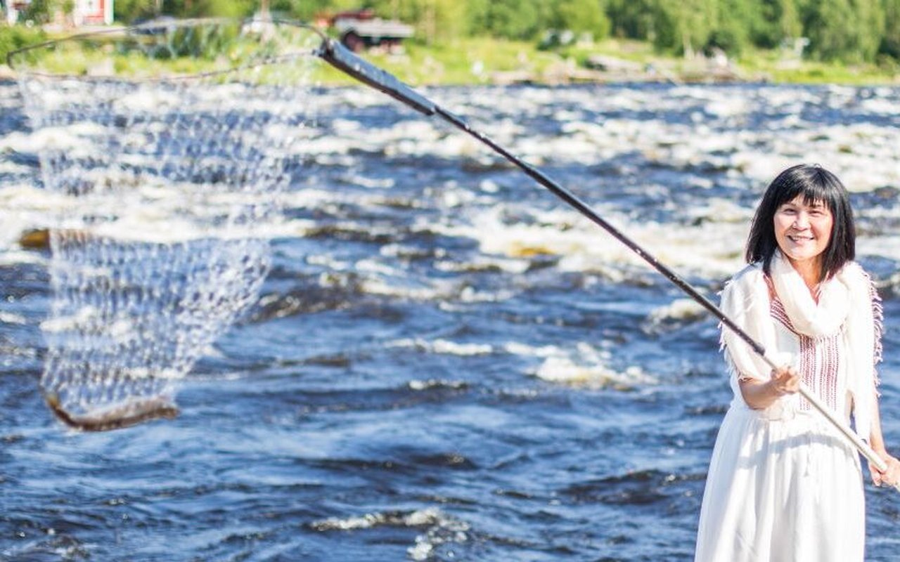 Sikhåvning i Kukkolaforsen
