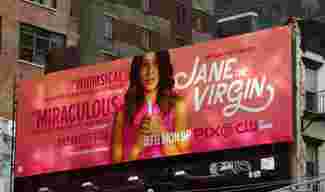 Billboard of Netflix show Jane the Virgin.