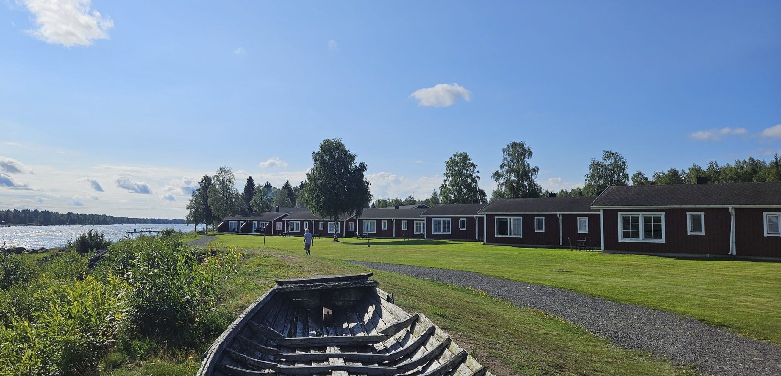 Kukkolaforsen stugor vid Torneälven