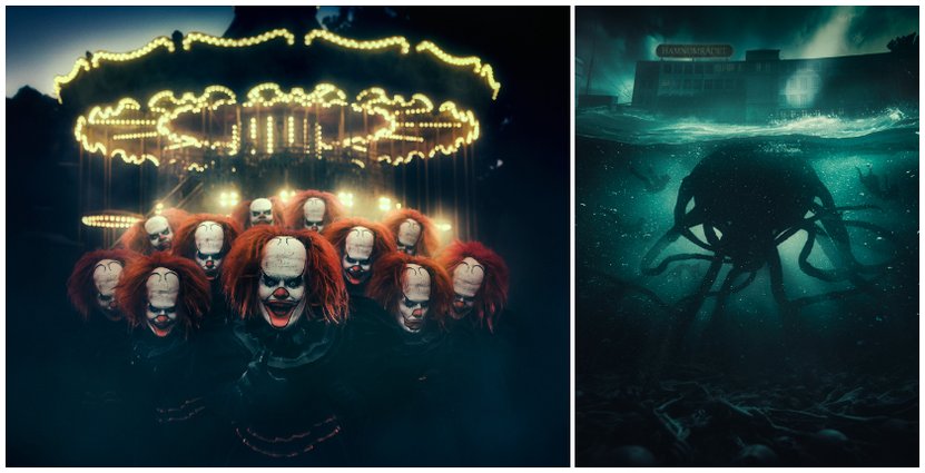 Nya skräckområden och teman i parken. 